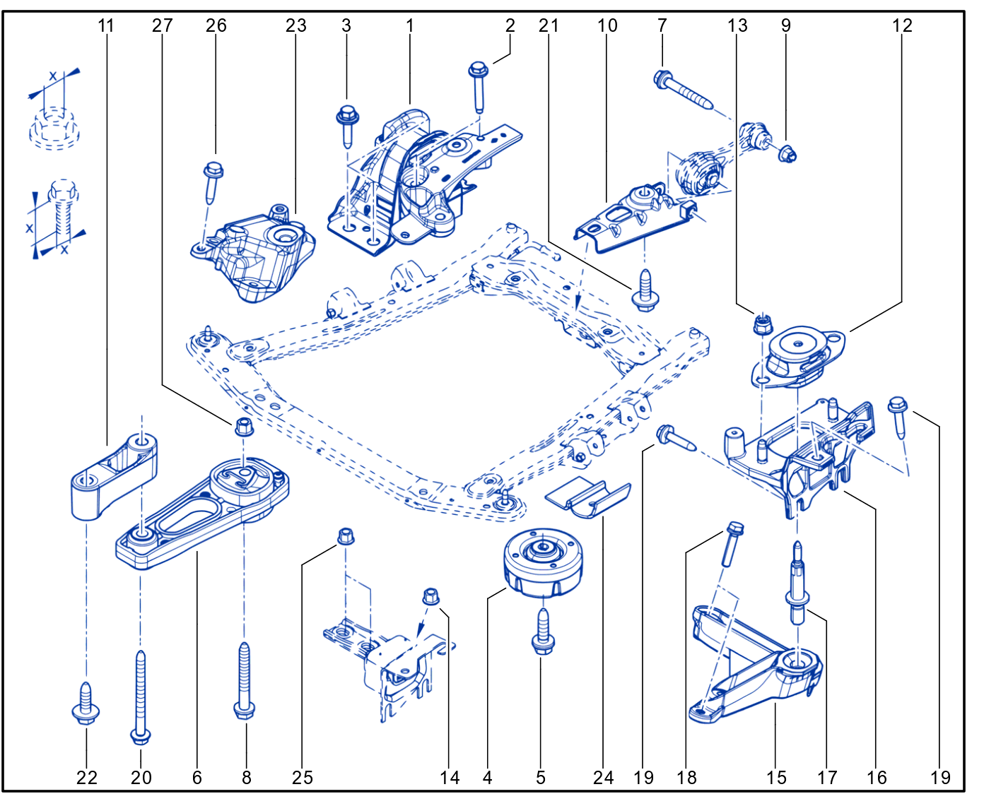 Engine And Transmission Assembly Support - 1808_198010_B3