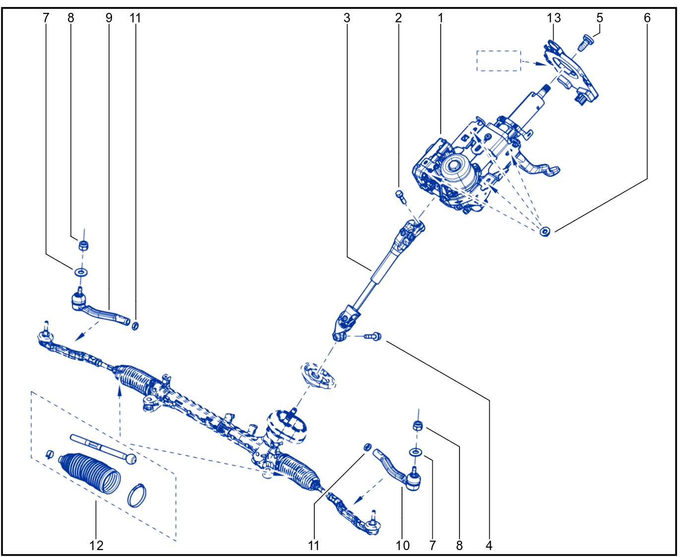 Steering Column - 1810_364010_B4