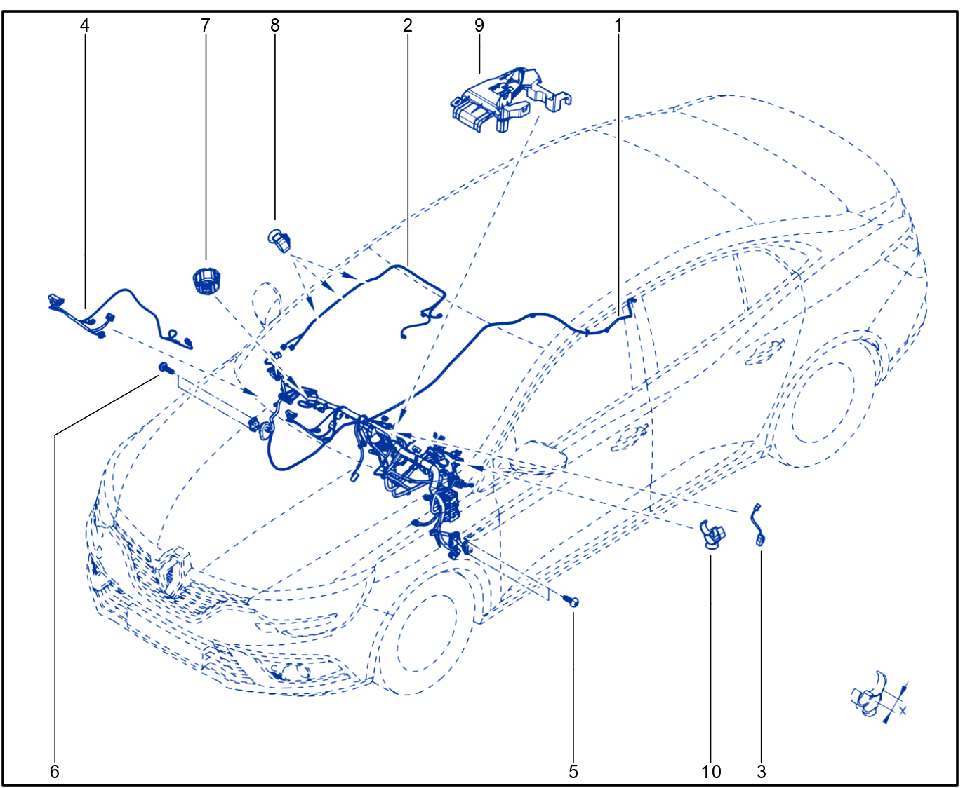 Wiring - Passenger Compartment Components - 1810_885011_D11