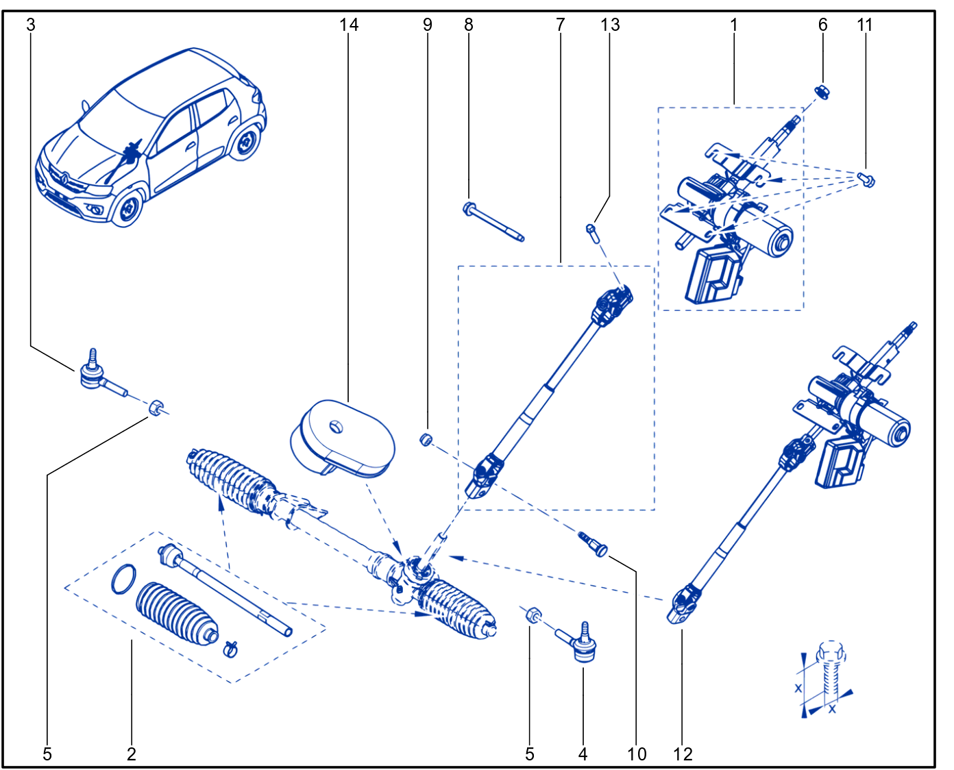 Steering Column - 1812_364012_B2