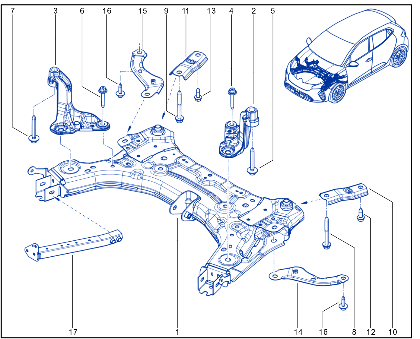 Front Axle Component - 1816_310110_C9