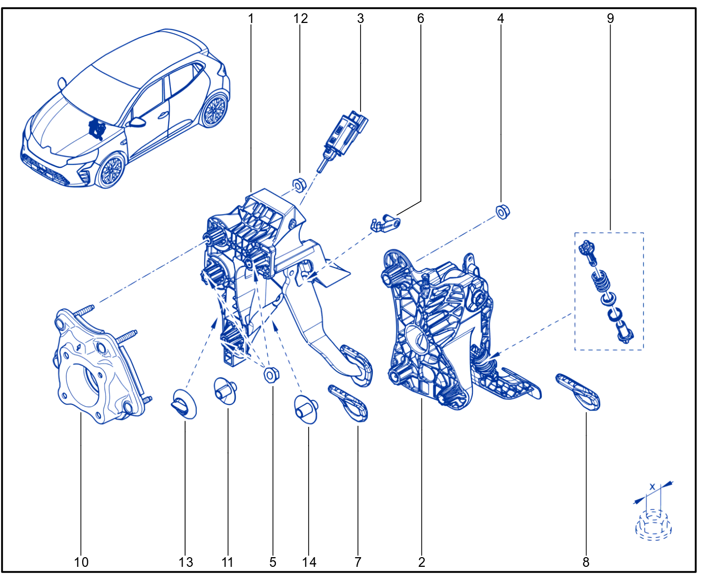 Pedal Assembly - 1816_370110_B2