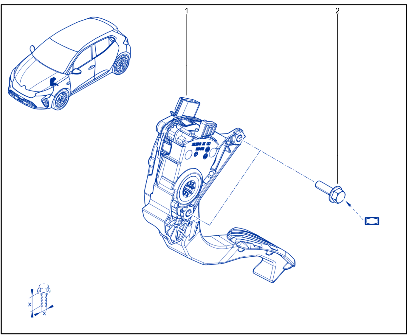 Pedal Assembly - 1816_373010_B2