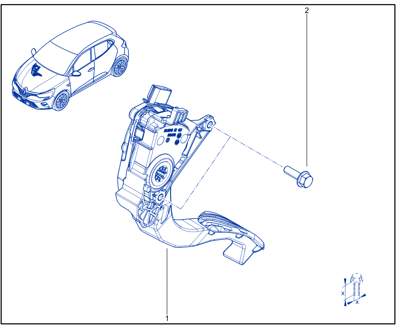 Pedal Assembly - 1816_373011_C2