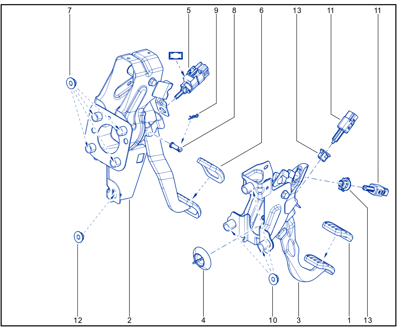 Pedal Assembly - 1820_370110_C2
