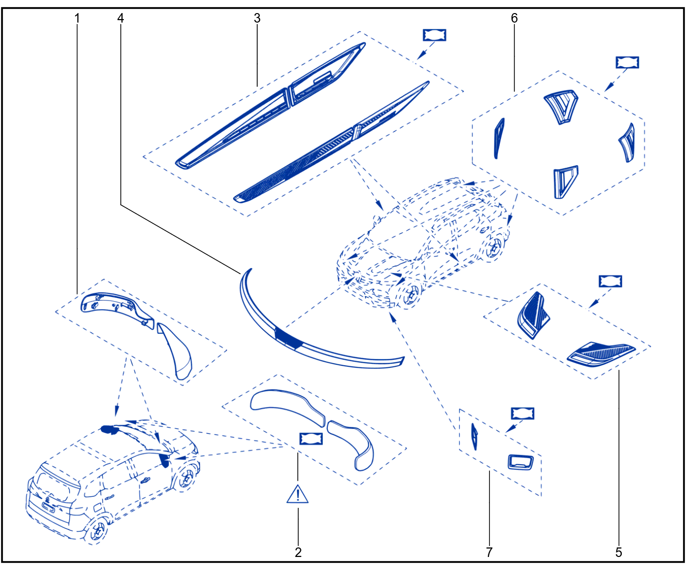 Rear View Mirror Casing - 1820_562910_F2
