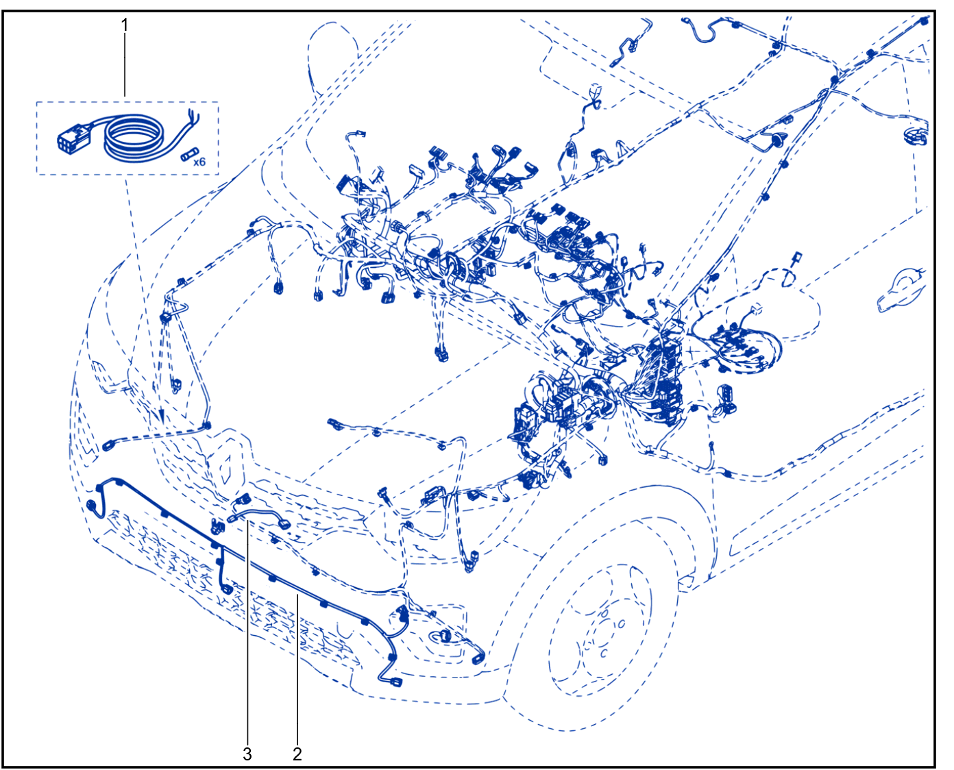 Wiring - Front End Panel Components - 1820_880910_H3