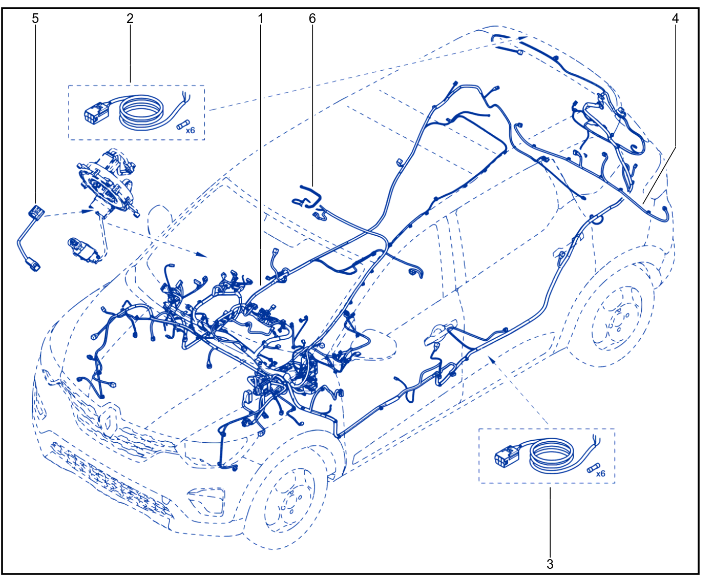 Wiring - Passenger Compartment Components - 1820_885010_B4