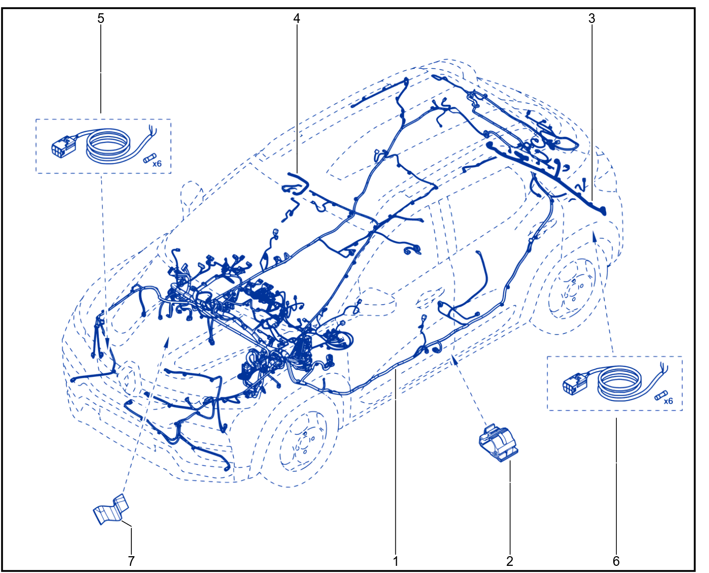 Wiring - Passenger Compartment Components - 1820_885011_D2