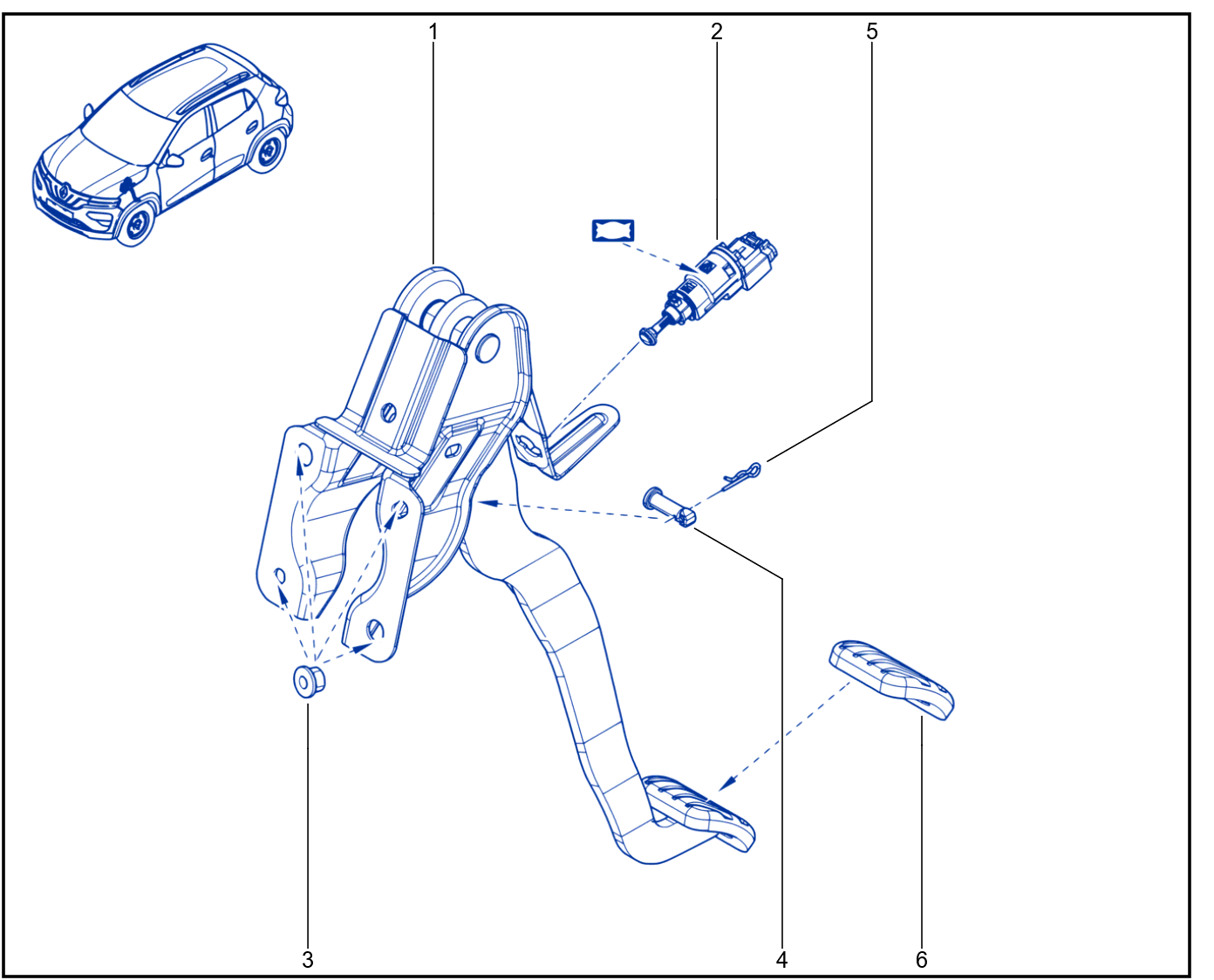 Pedal Assembly - 1821_370110_C3