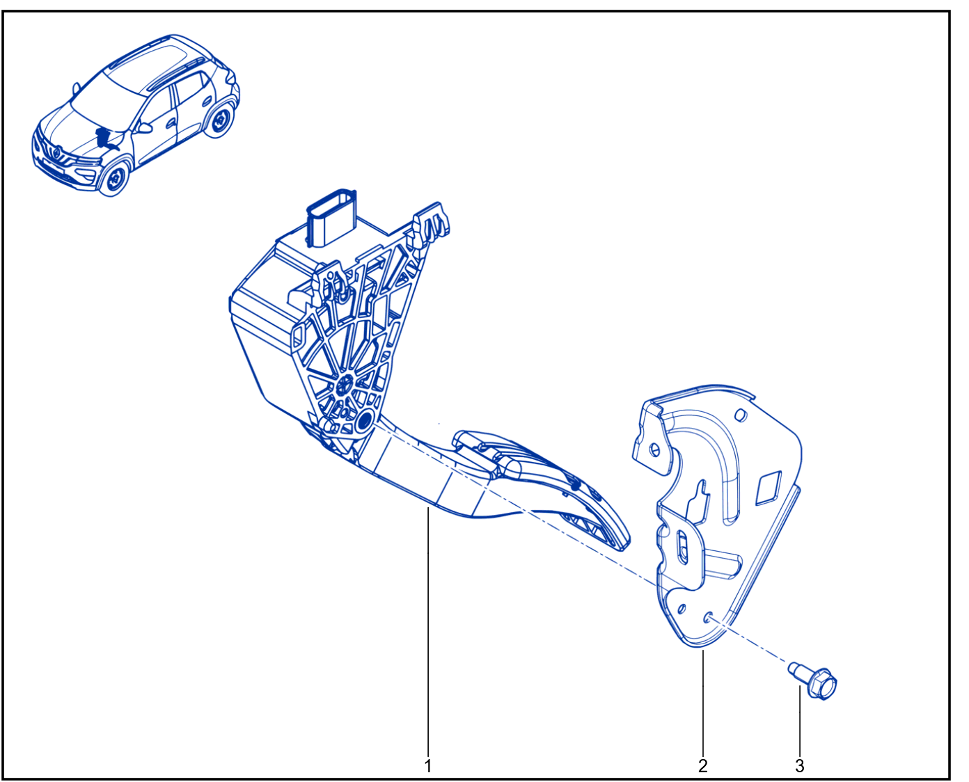 Pedal Assembly - 1821_373010_B2