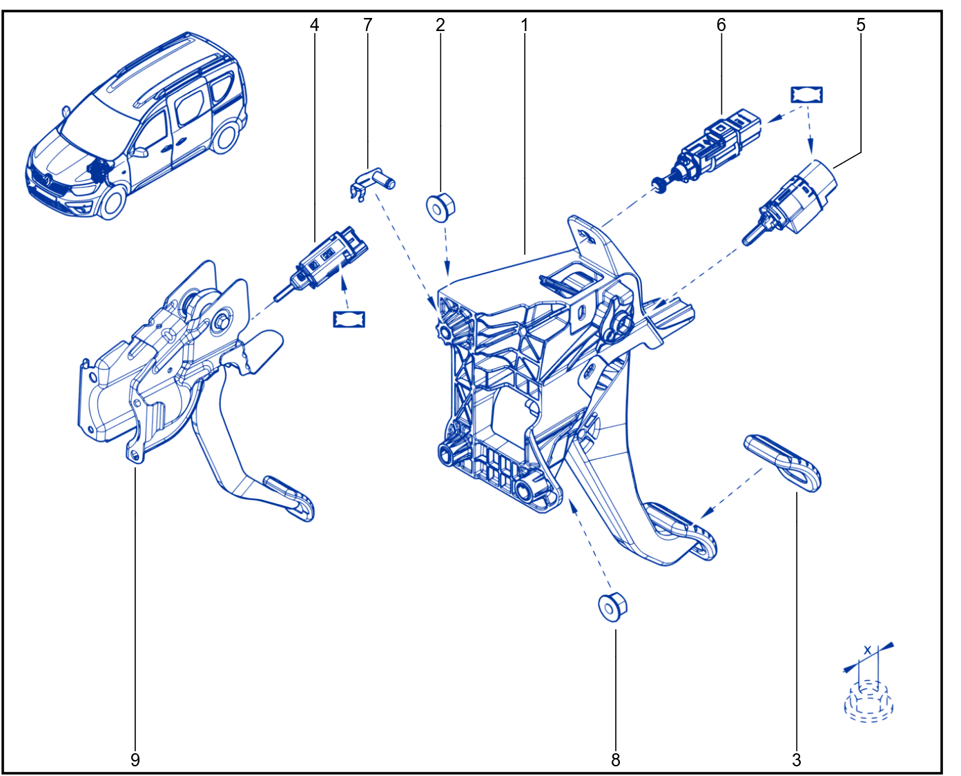 Pedal Assembly - 1824_370110_B2