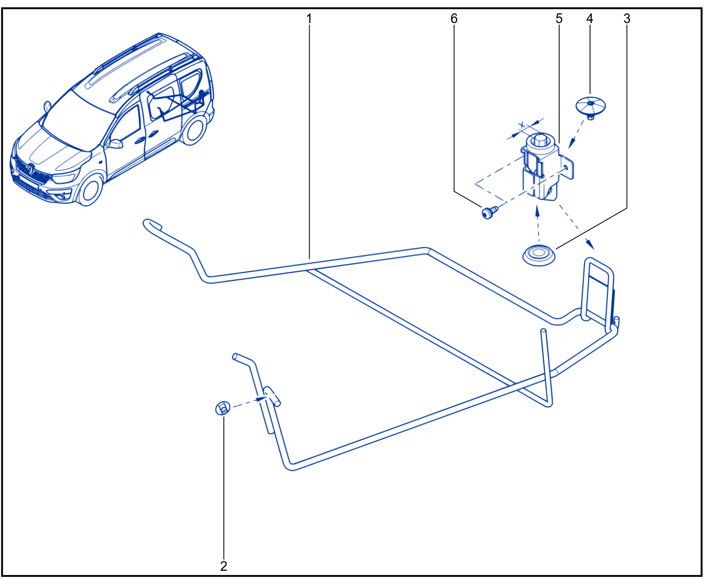 Emergency Spare Wheel Support - 1824_565010_F4