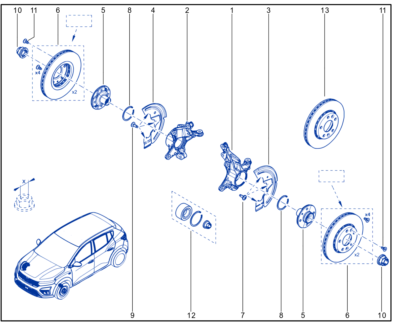 Front Axle Component - 1825_314010_E2