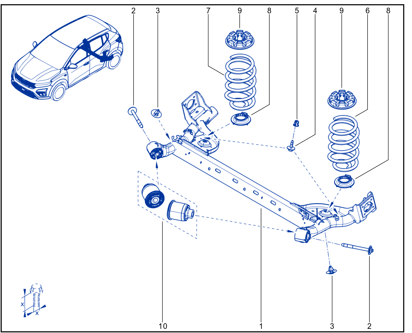 Rear Axle Component - 1825_330410_C6