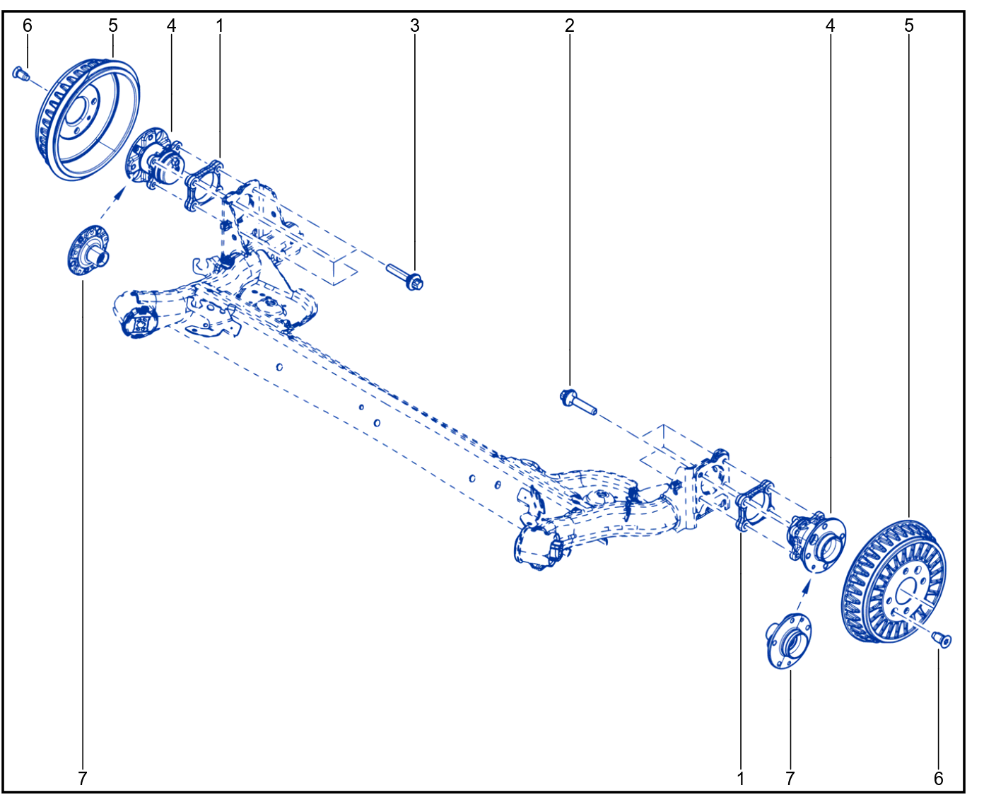 Rear Axle Component - 1825_334010_D6