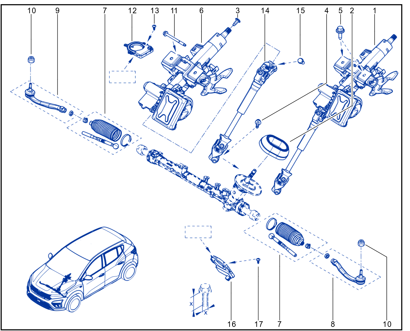 Steering Column - 1825_364010_C2