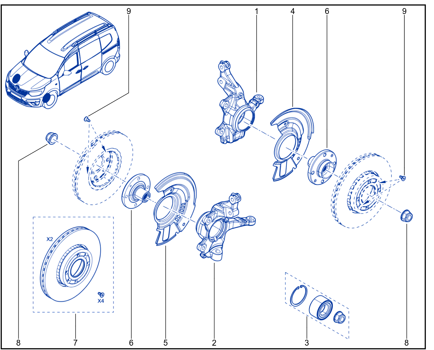 Front Axle Component - 1826_314010_F3