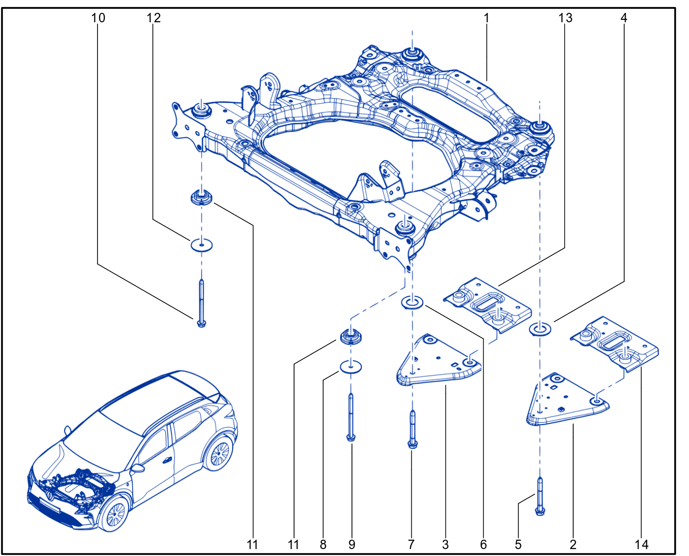 Front Axle Component - 1829_310110_G12