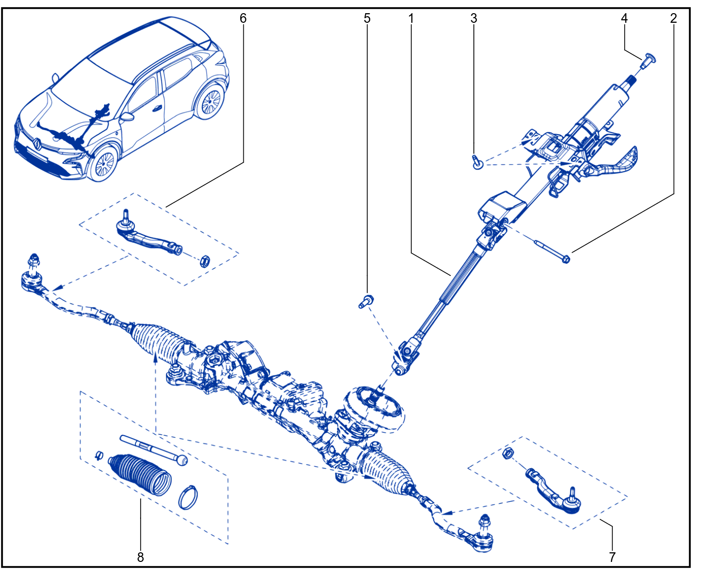 Steering Column - 1829_364010_G25
