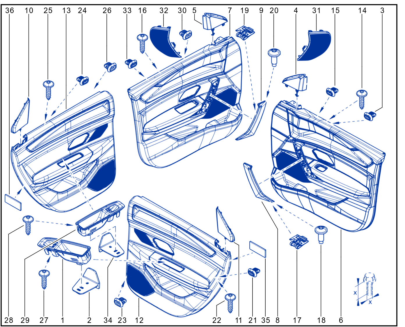 Side Opening Element Trim - X1312_00059200_E50