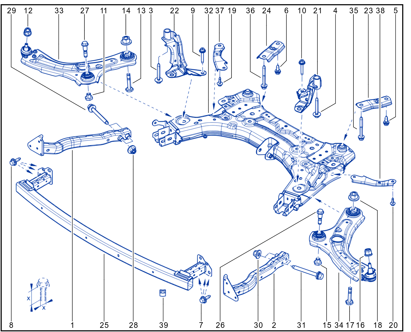 Front Axle Component - X1318_00059639_F3