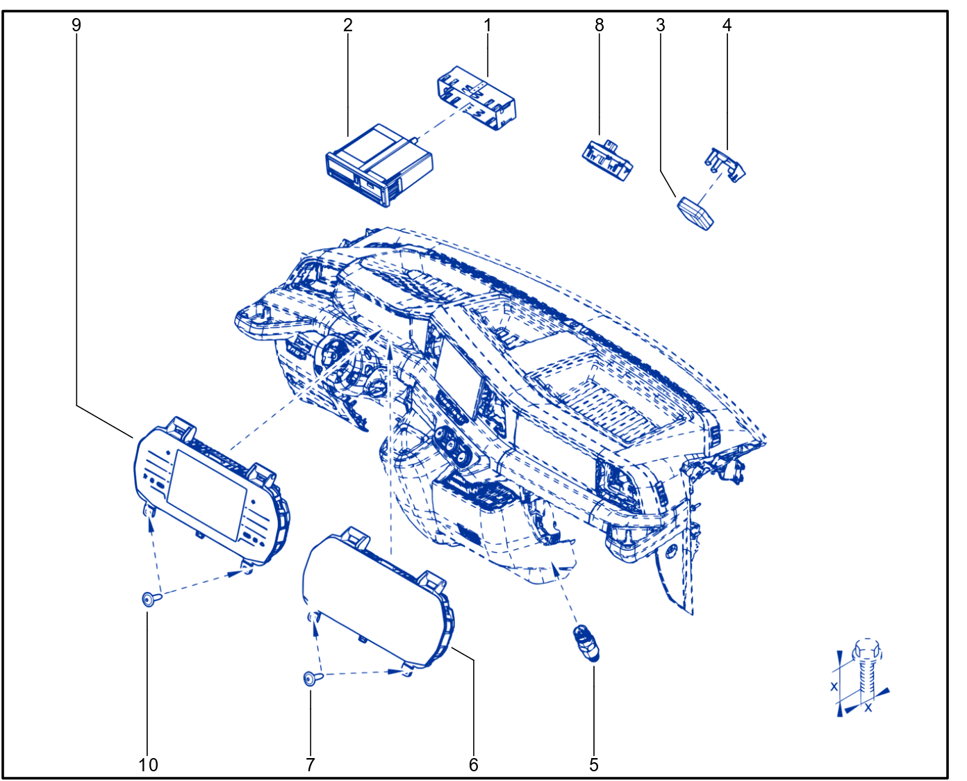 Instrument Panel - Remote Display - XDD_00005012_C2