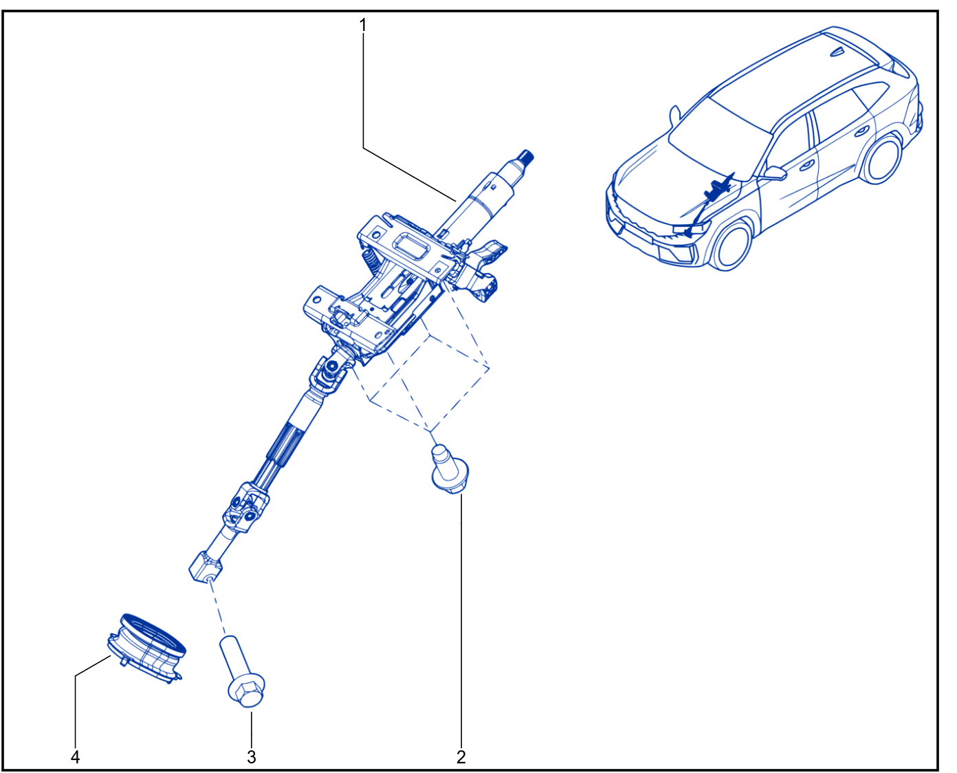 Steering Column - XR310_00058623_A18