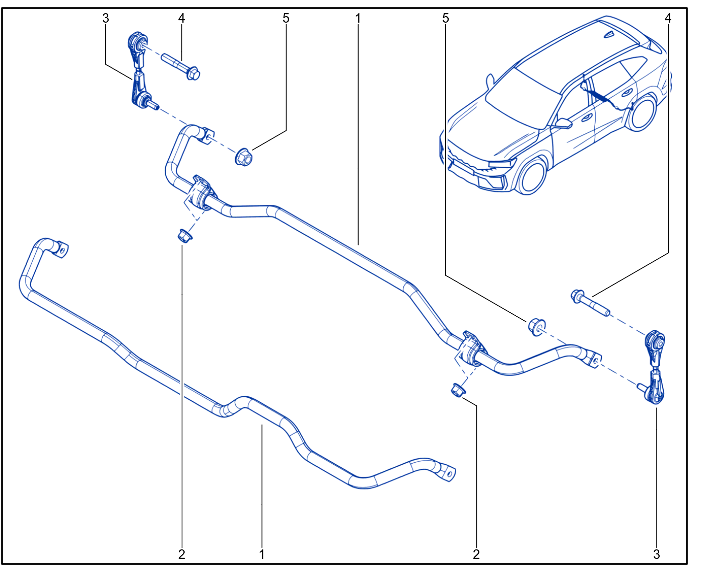 Rear Anti-Roll Bar - XR310_00058683_A13