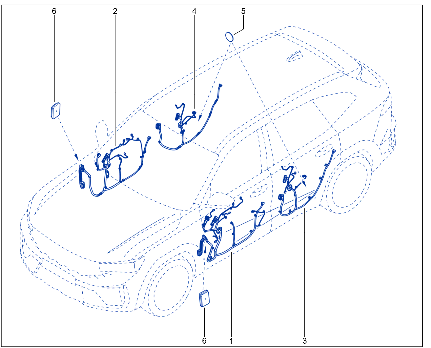 Wiring - Opening Element Components - XR310_00058710_C2