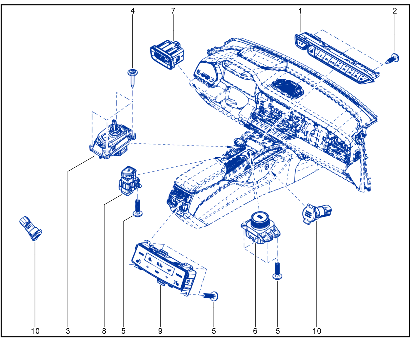 Control On Dashboard - Console - XR310_00058940_C3