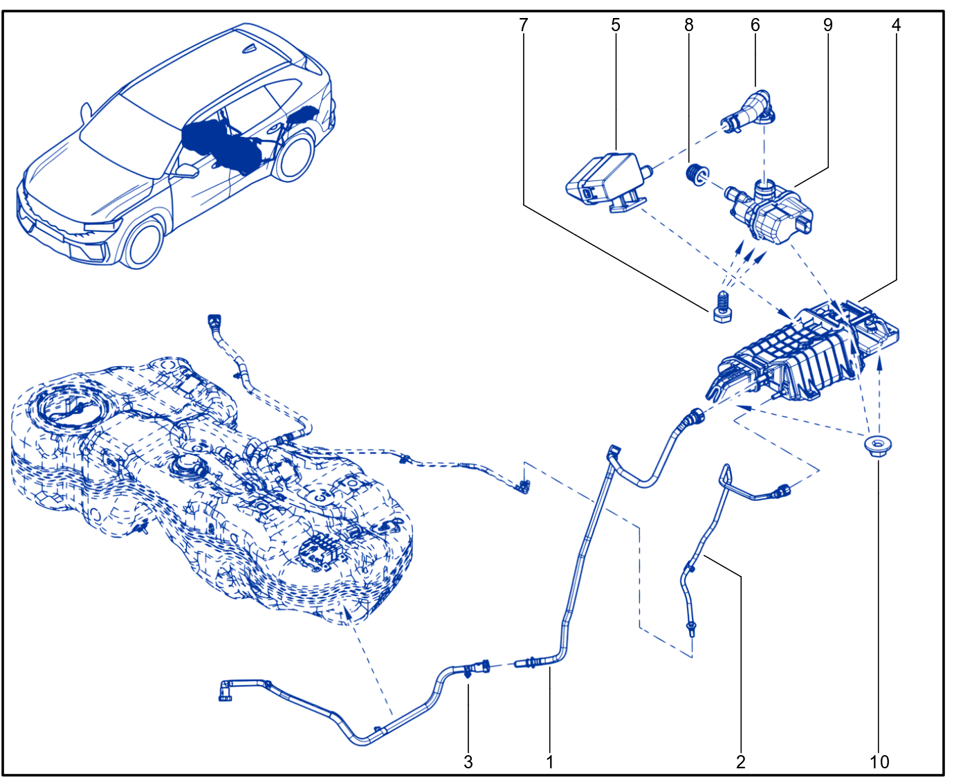 Fuel Vapour Recirculation - XR310_00059043_B4