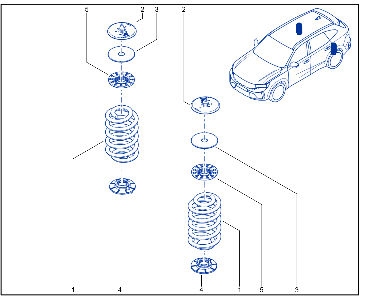 Suspension - Rear Shock Absorption - XR310_00059079_A8